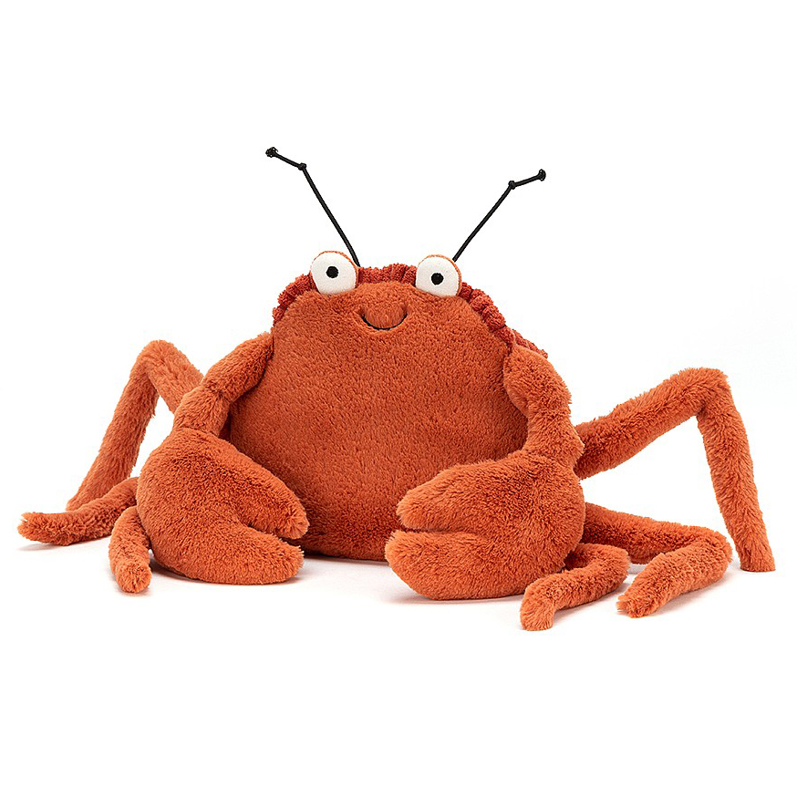 Crispin Crab - cuddly toy from Jellycat
