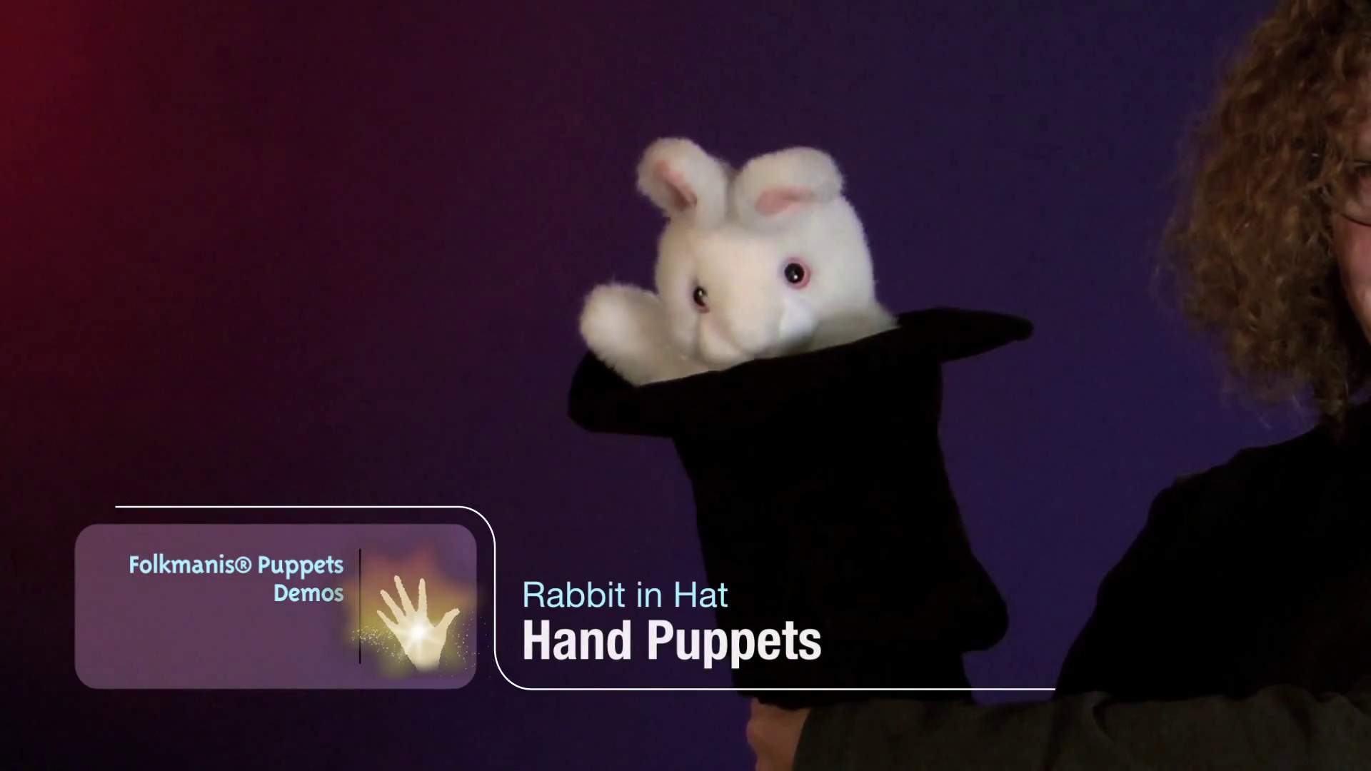 Video 1: Folkmanis Large Rabbit in Hat Hand Puppet