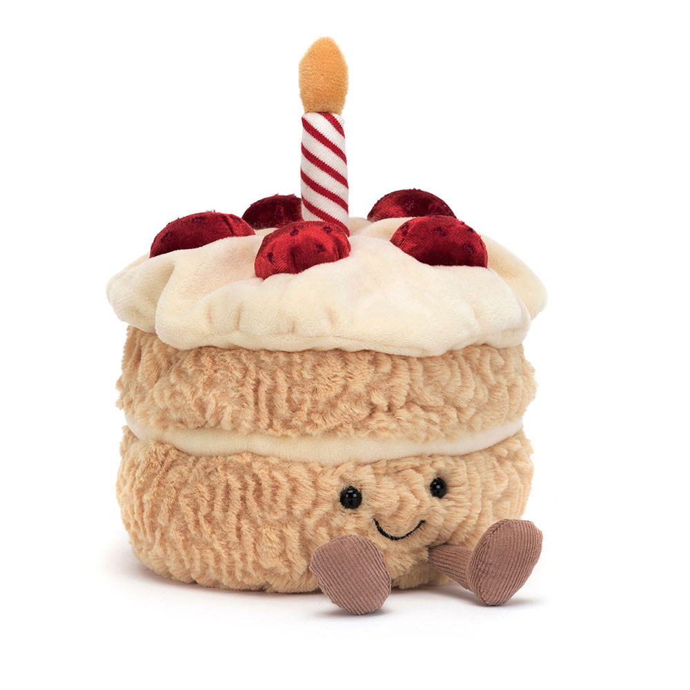 ellycat Amuseables Birthday Cake - birthday cake cuddly toy
