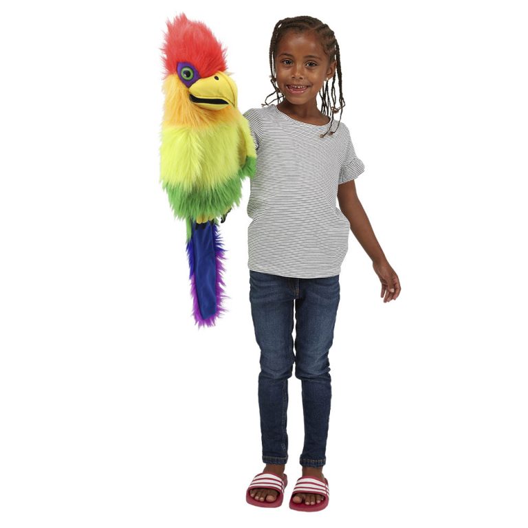 Hand puppet rainbow bird with sound - Puppet Company Hand puppet rainbow bird with sound - Puppet Company - Produktbild 3