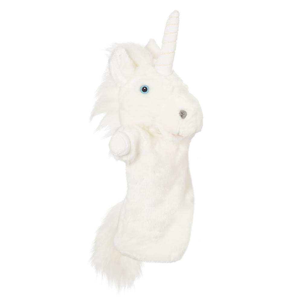 Long sleeved glove puppet unicorn - Puppet Company