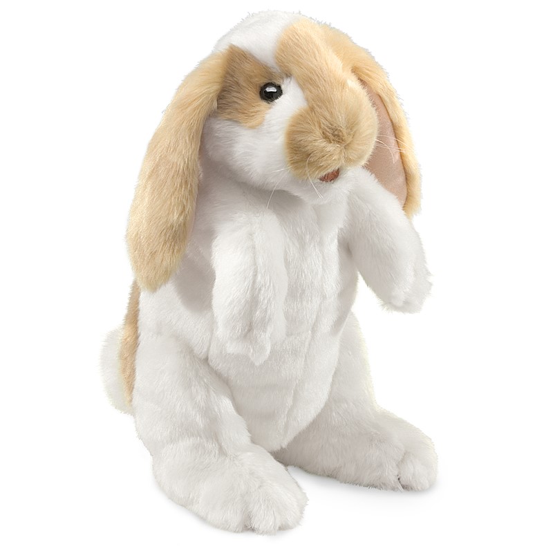 Folkmanis hand puppet standing lop rabbit