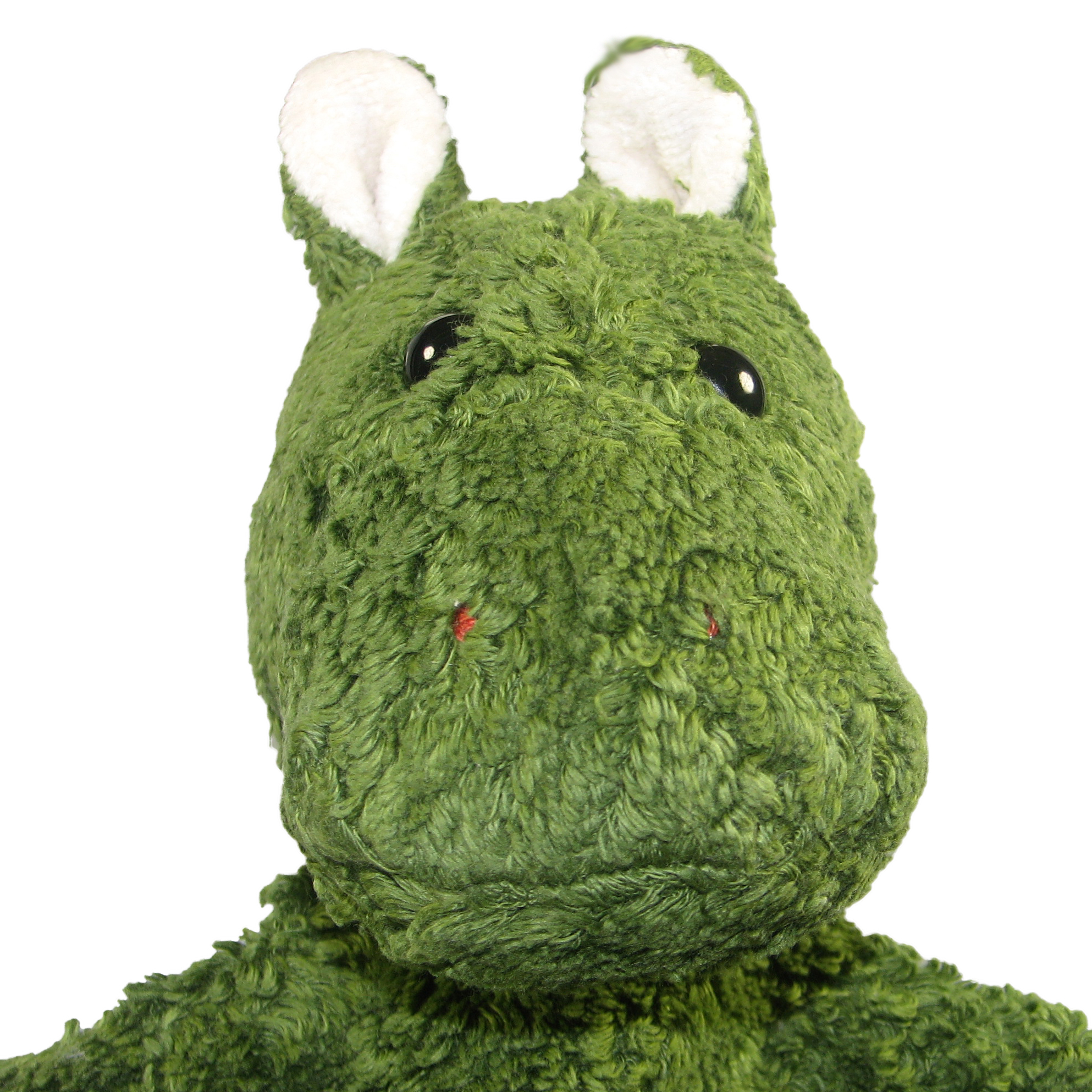 Handpuppe Nilpferd grün - aus Naturmaterial - von Kallisto Handpuppe Nilpferd grün - aus Naturmaterial - von Kallisto