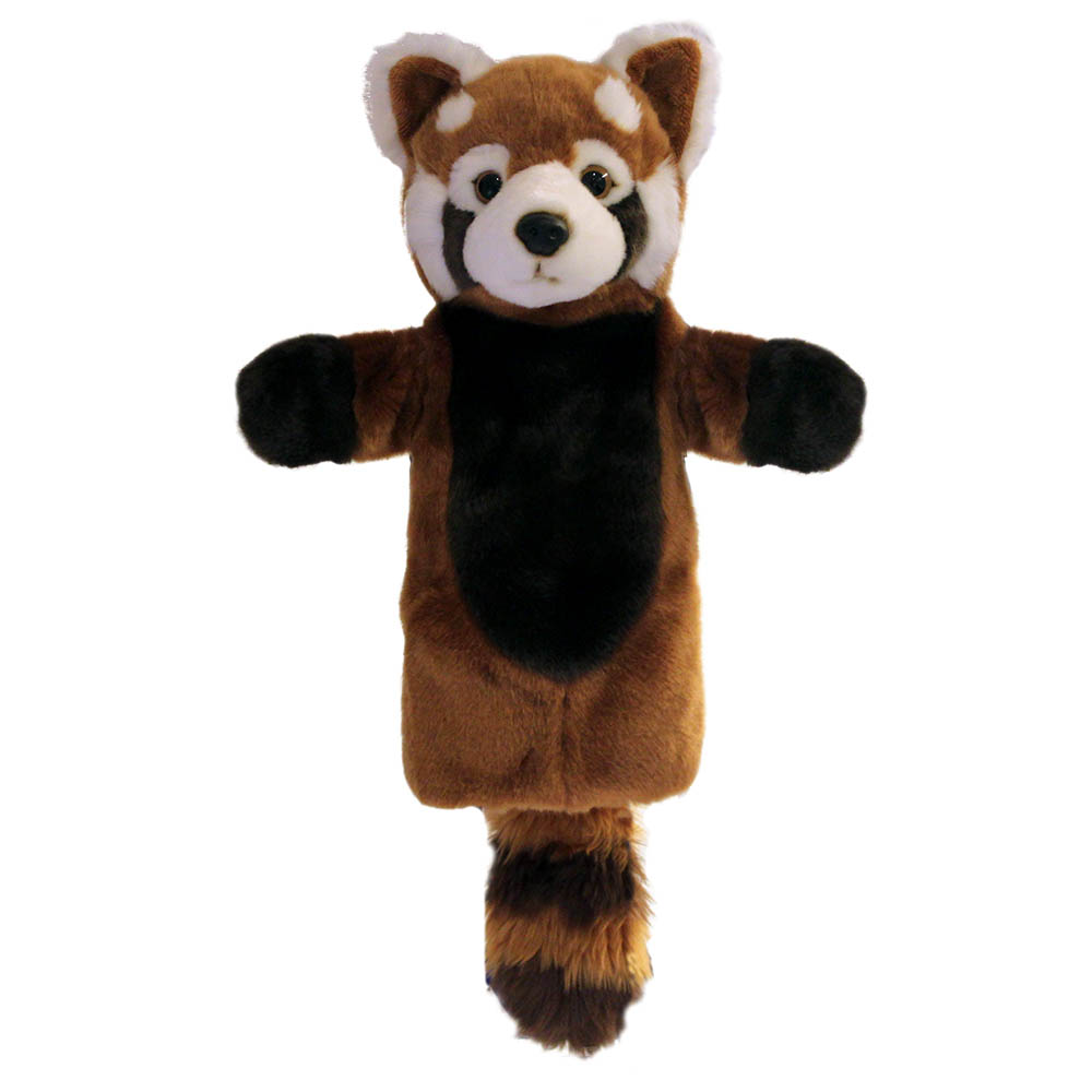 The Puppet Company Baby-Handpuppe Roter Panda, rotbraune Handpuppe mit weißer Gesichtszeichnung und geringeltem Schwanz