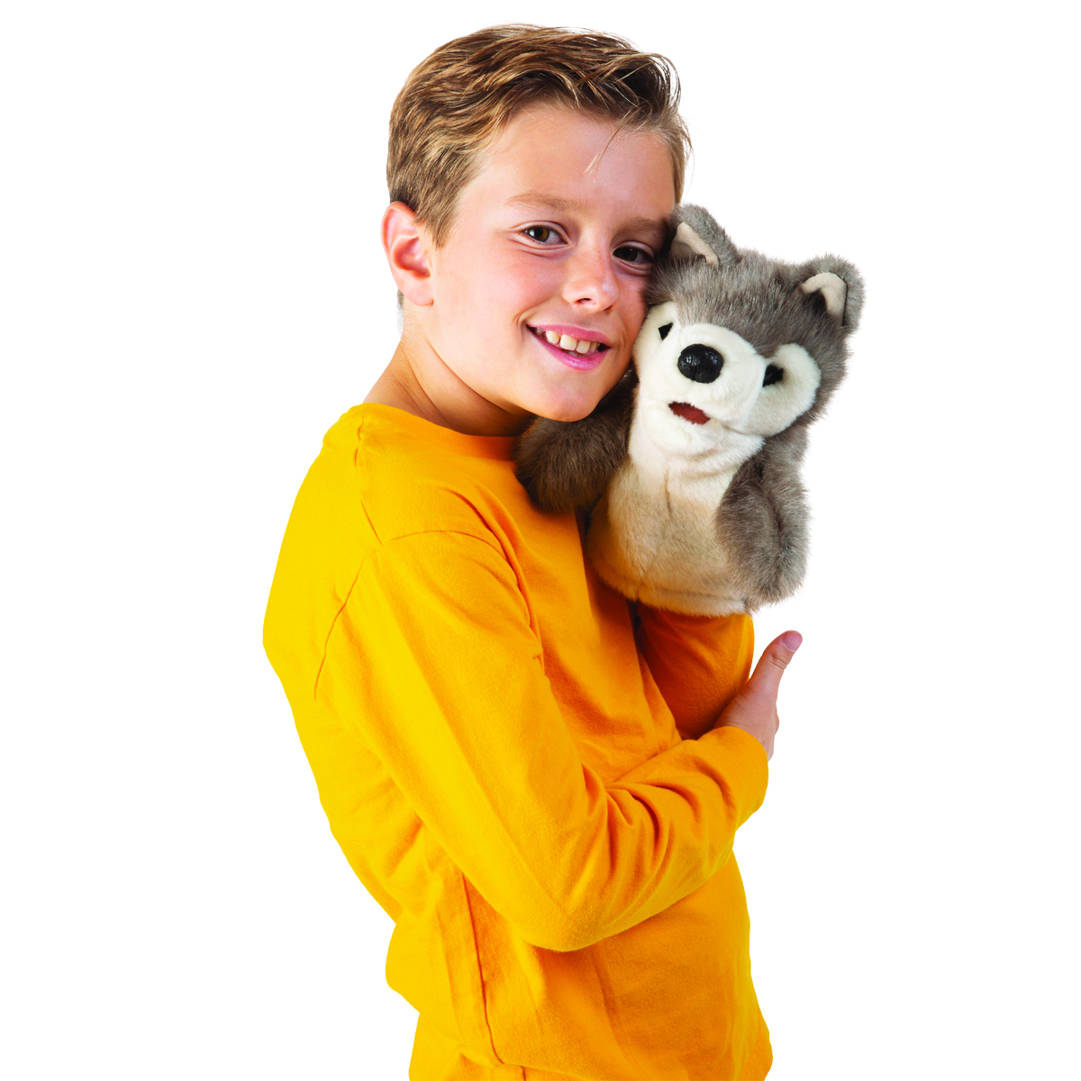 Folkmanis Little Wolf Hand Puppet (Small Stage Puppet) Folkmanis Little Wolf Hand Puppet (Small Stage Puppet) - Produktbild 5