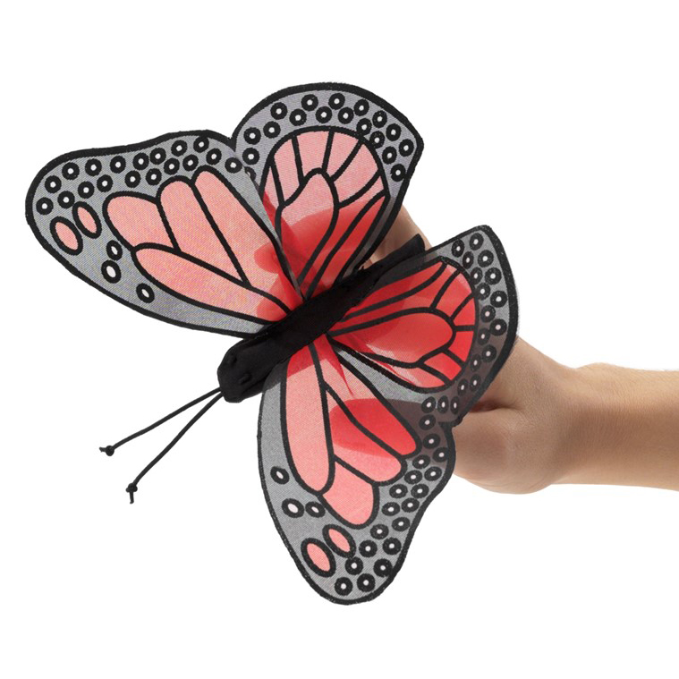 Folkmanis Fingerpuppe mini Monarchschmetterling Folkmanis Fingerpuppe mini Monarchschmetterling - Produktbild 3
