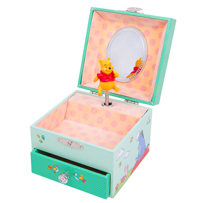 Trousselier small Winnie the pooh jewel case with music box