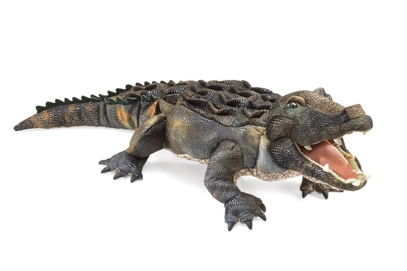 Folkmanis hand puppet american alligator
