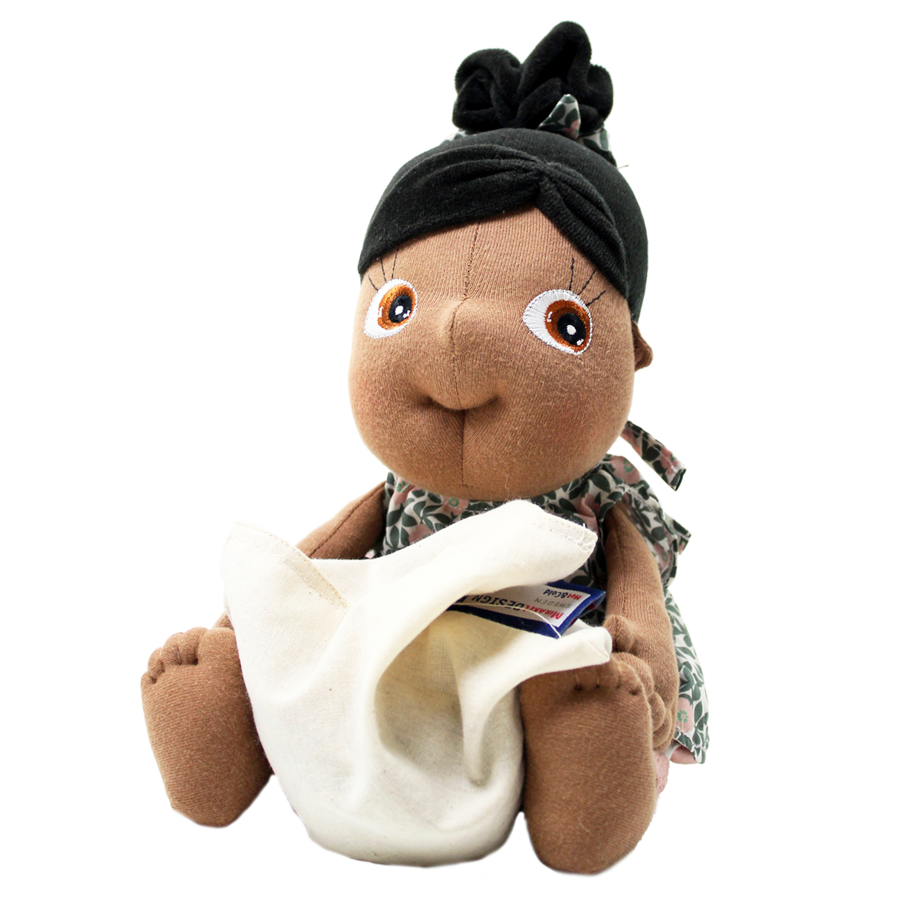 Rubens Tummies doll Summer with the wheat pouch warming cushion at its belly