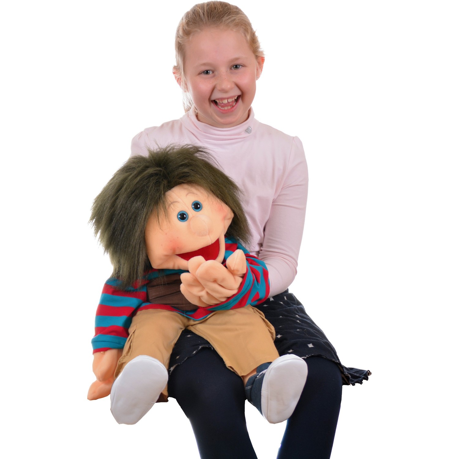 Living Puppets Handpuppe Chrischi – im Spiel mit einem Kind