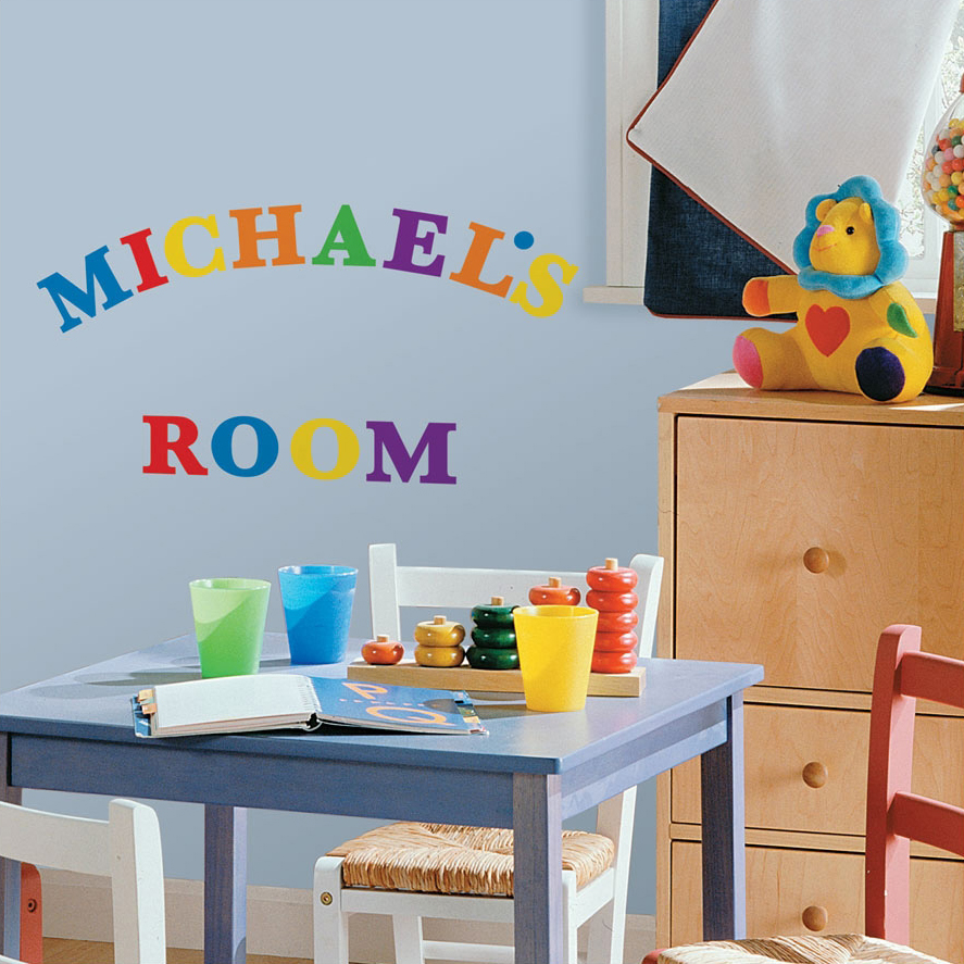 Colourful Alphabet Wandsticker - RoomMates for KiDS
