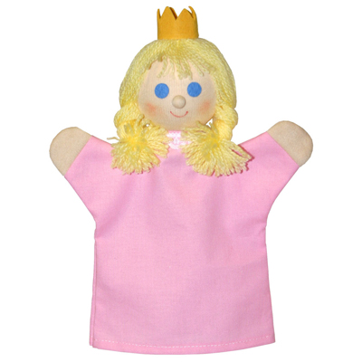 Trullala Basic hand puppet princess - Czech handicraft