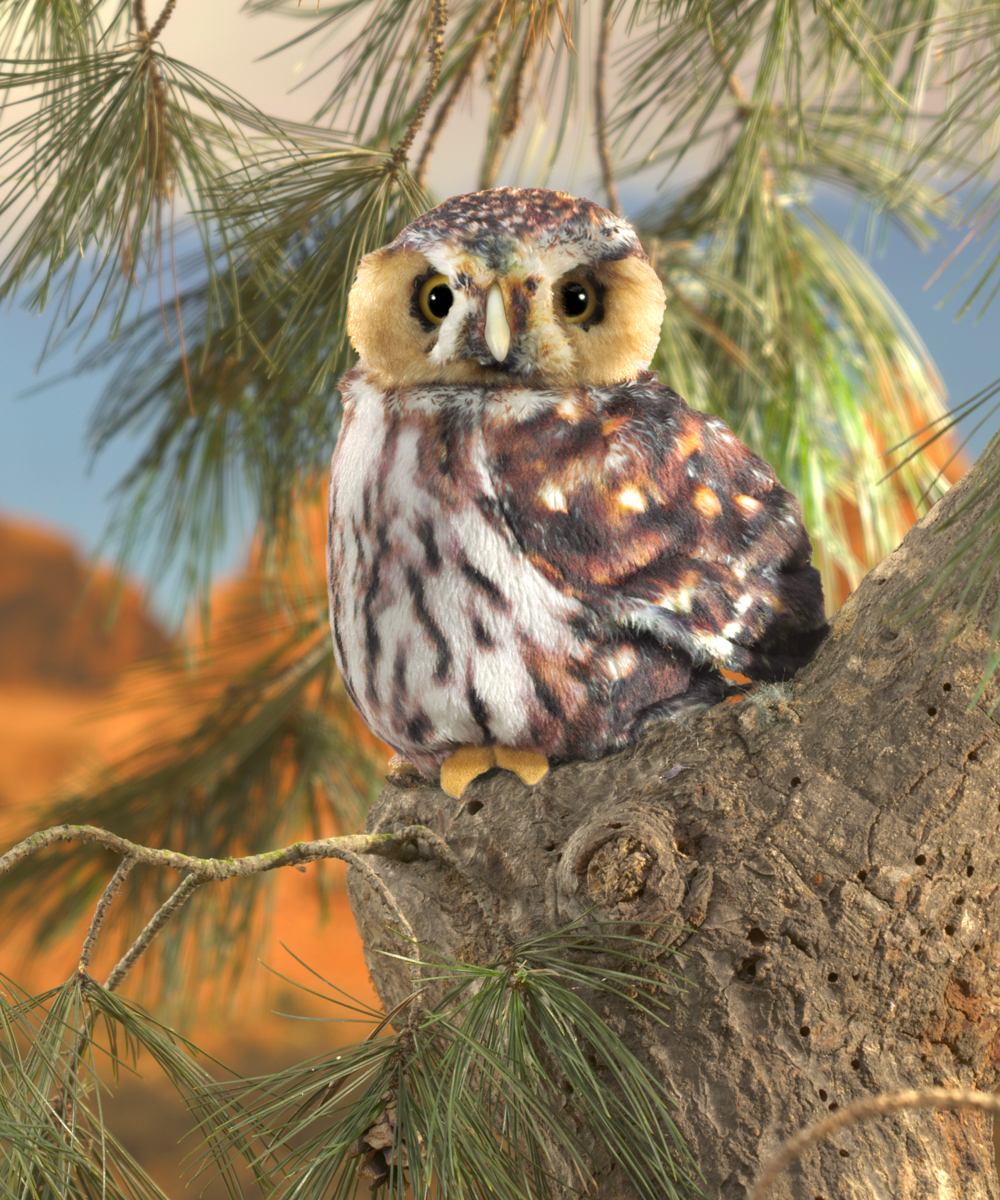 Folkmanis Pygmy Owl Hand Puppet Folkmanis Pygmy Owl Hand Puppet - Produktbild 4