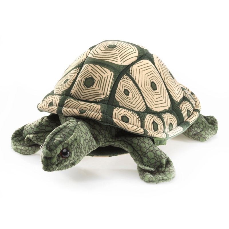 Folkmanis hand puppet tortoise