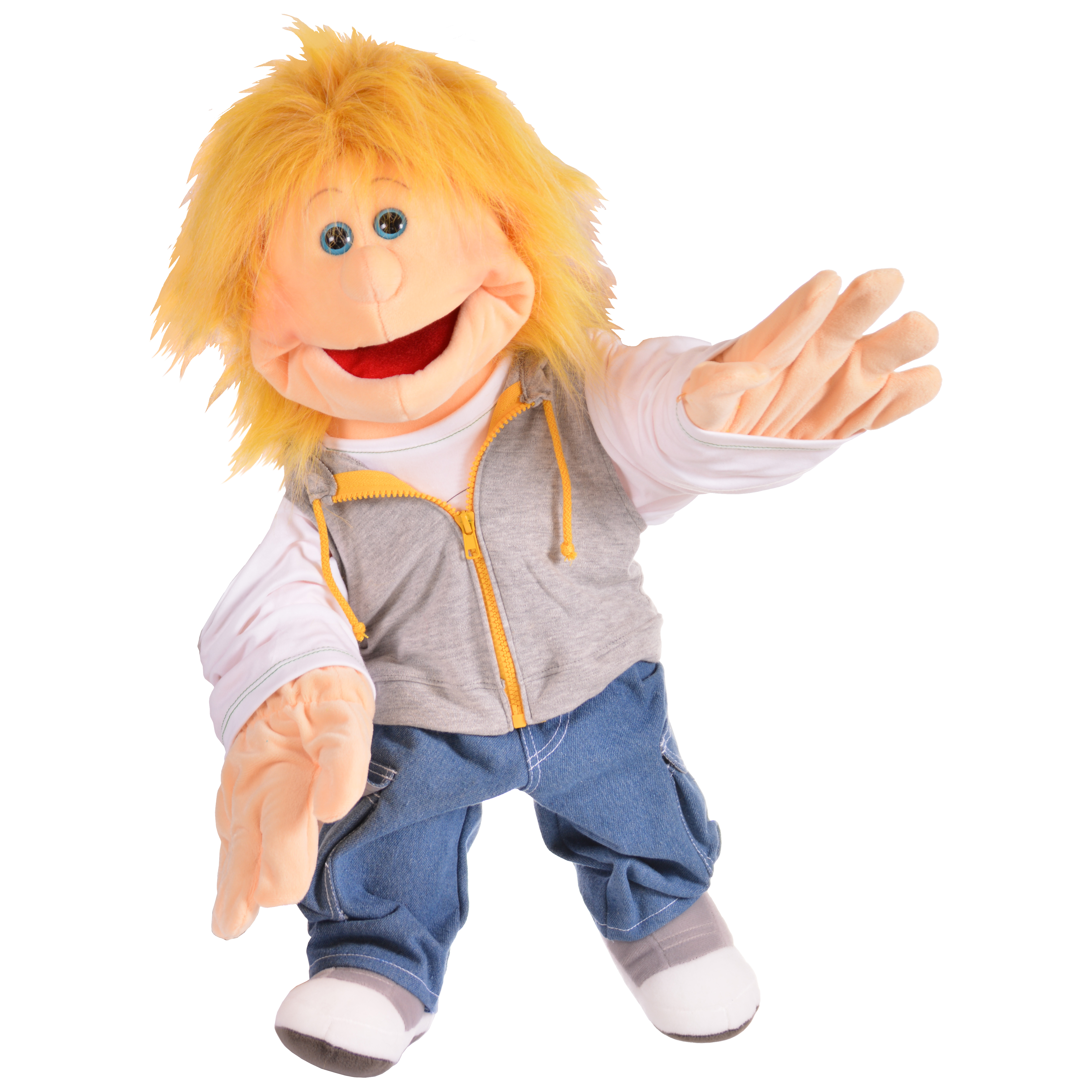 Living Puppets Handpuppe Joost mit EXTRA Latzhose Living Puppets Handpuppe Joost mit EXTRA Latzhose - Produktbild 2