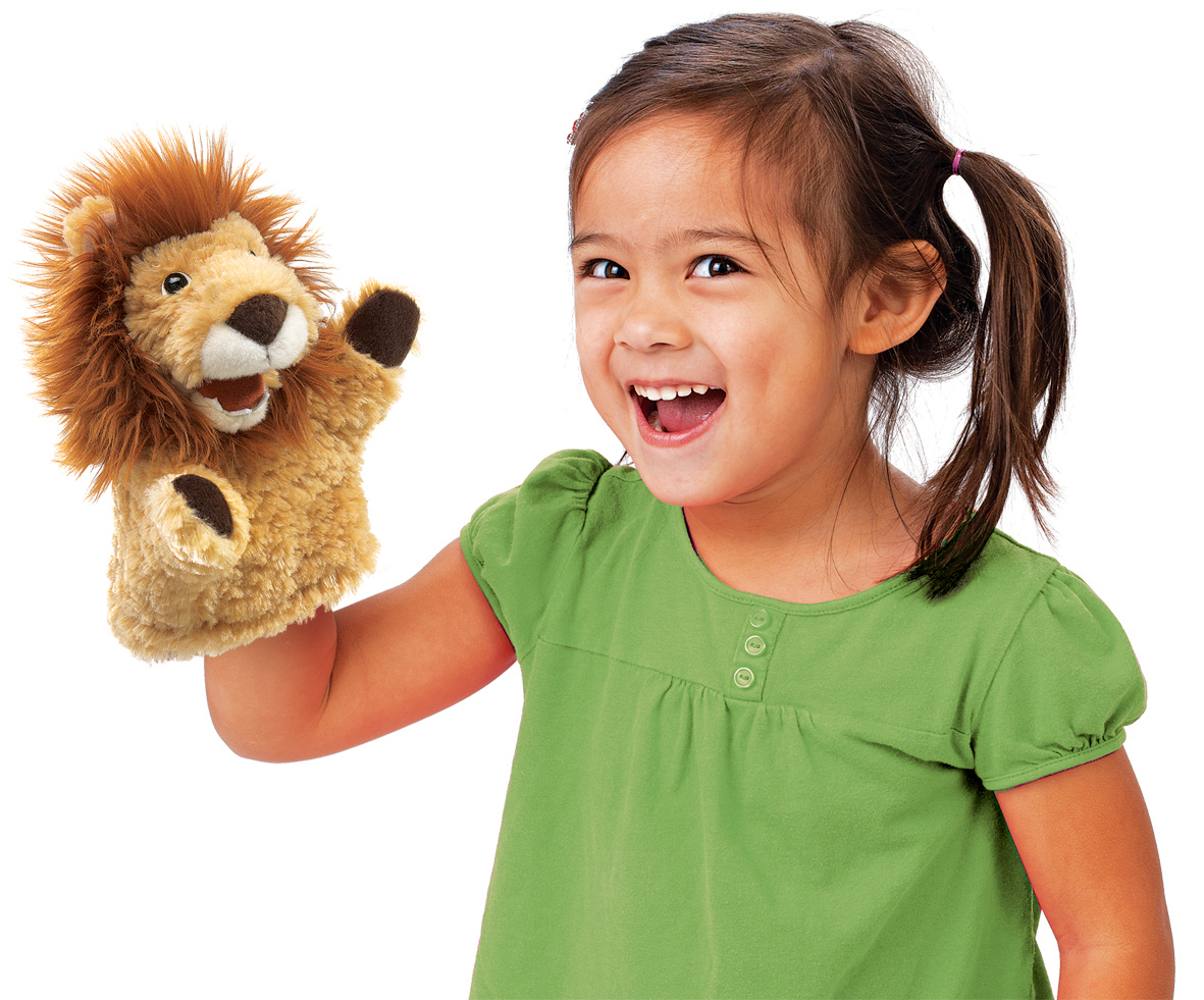 Folkmanis Handpuppe kleiner Löwe (kleine Stage Puppet) Folkmanis Handpuppe kleiner Löwe (kleine Stage Puppet) - Produktbild 4