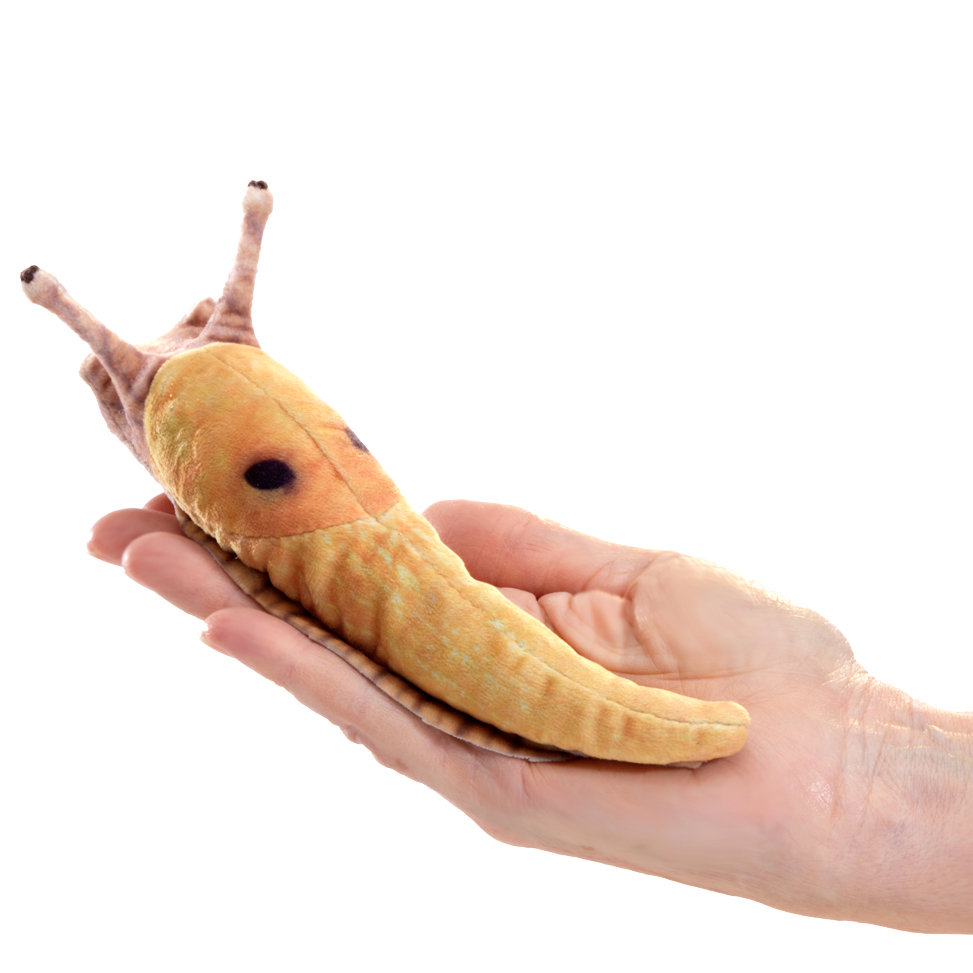 Folkmanis finger puppet mini banana slug