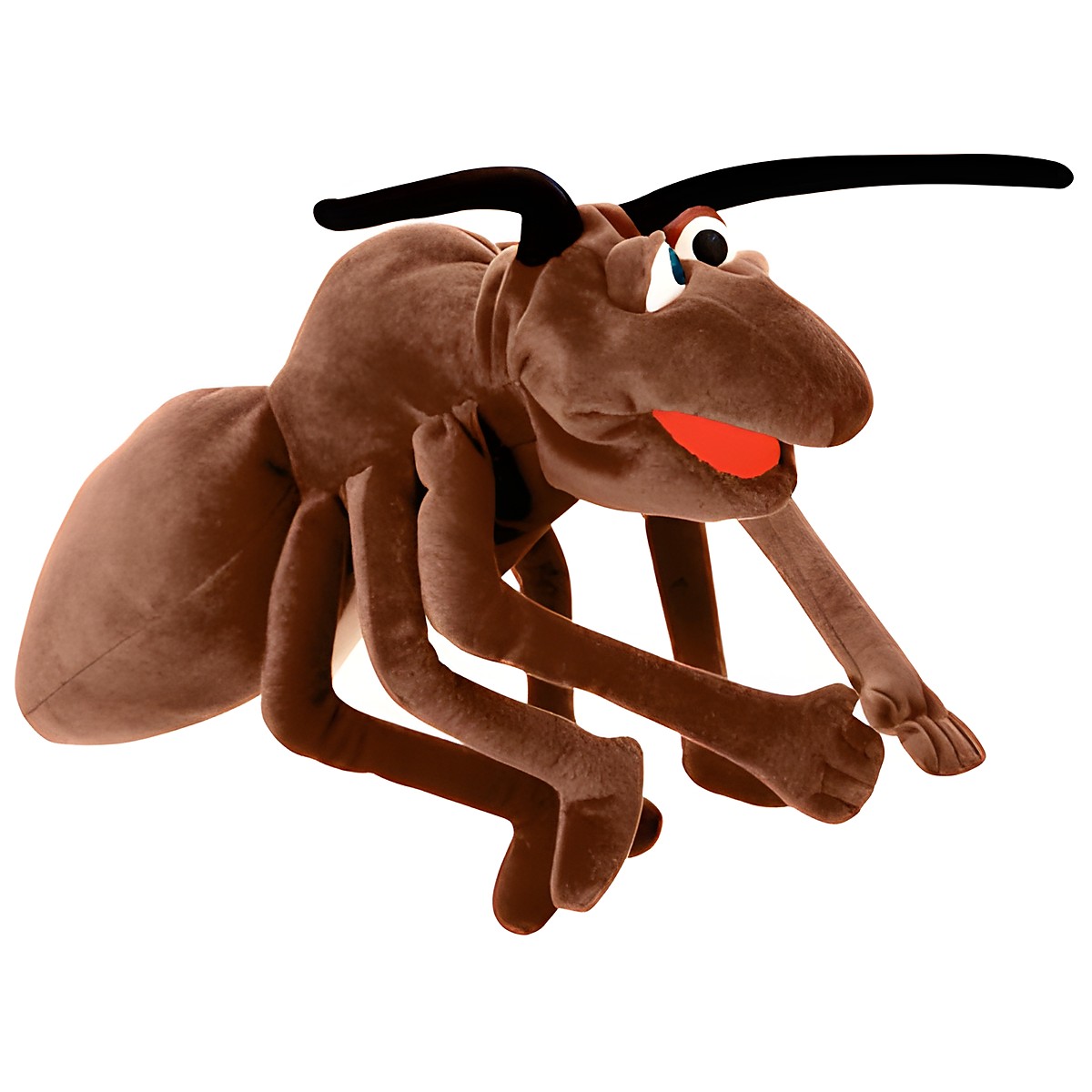 Living Puppets hand puppet Anton the ant with open red moving mouth