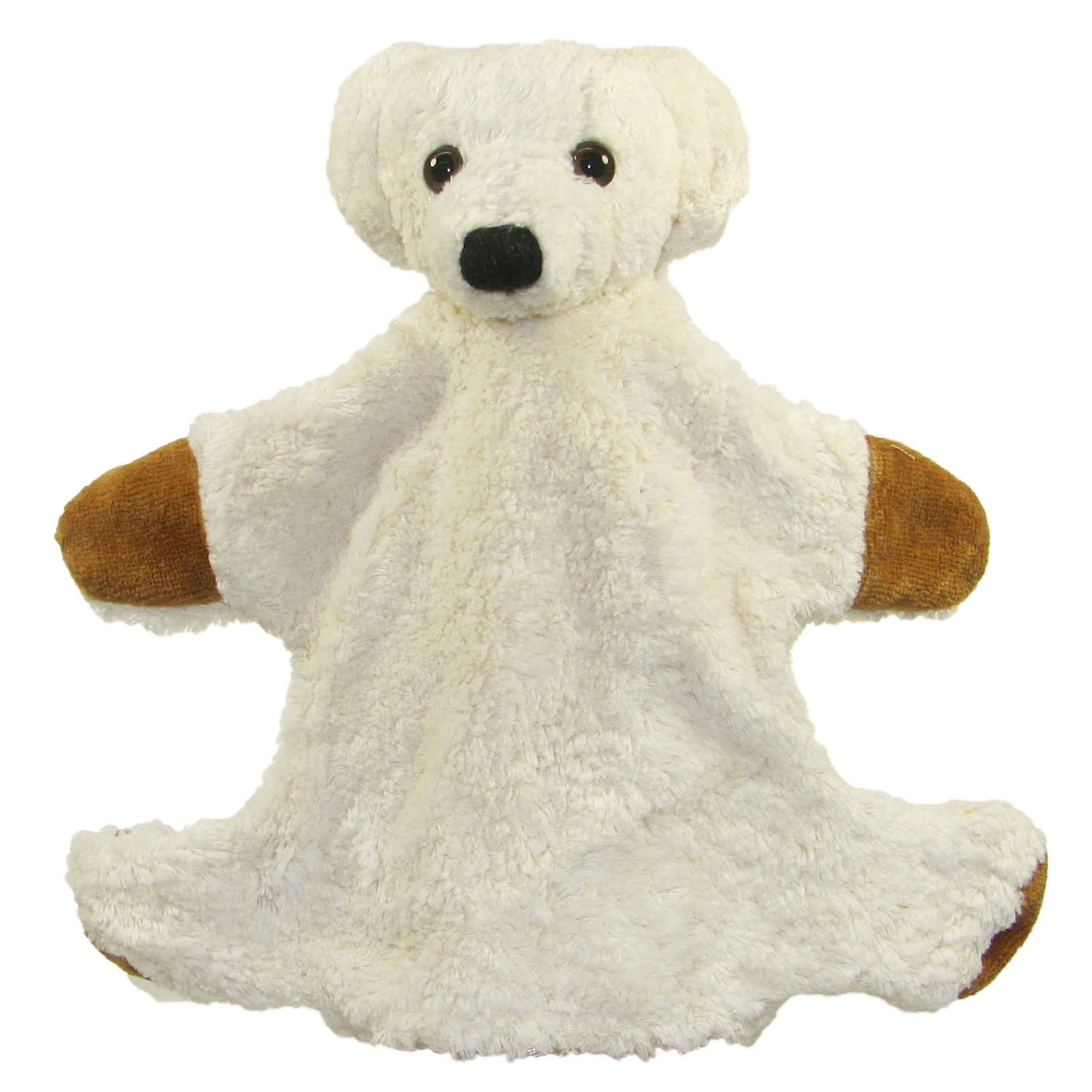 Handpuppe Bär weiß - aus Naturmaterial - von Kallisto Handpuppe Bär weiß - aus Naturmaterial - von Kallisto - Produktbild 2