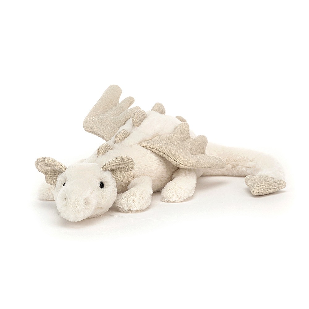 Schneedrache - Jellycat Plüschfigur Snow Dragon Little