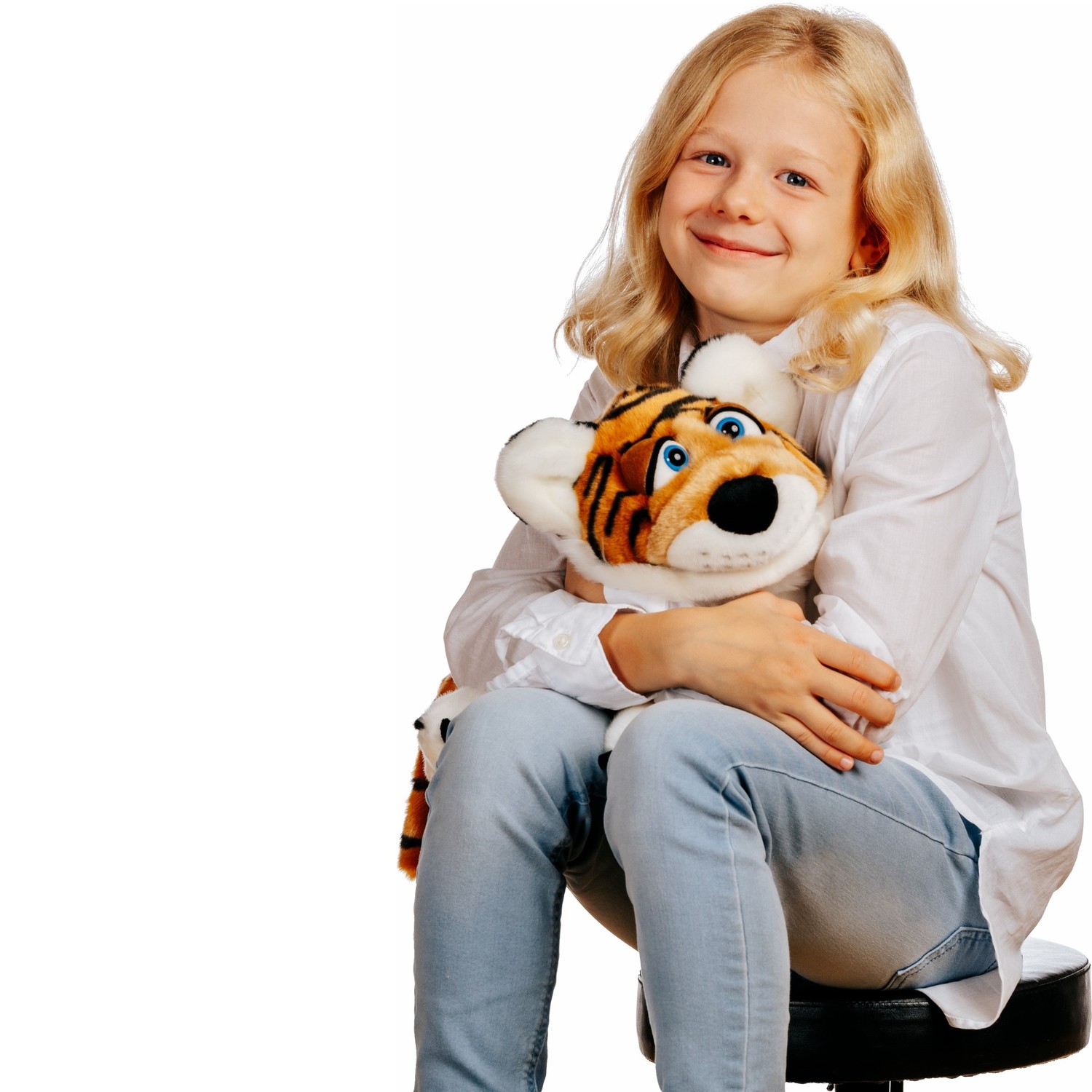 Living Puppets Handpuppe Paco der Tiger - im Spiel mit einem Kind