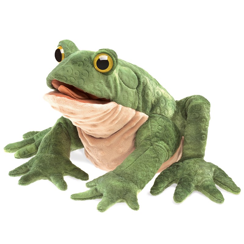 Folkmanis hand puppet toad