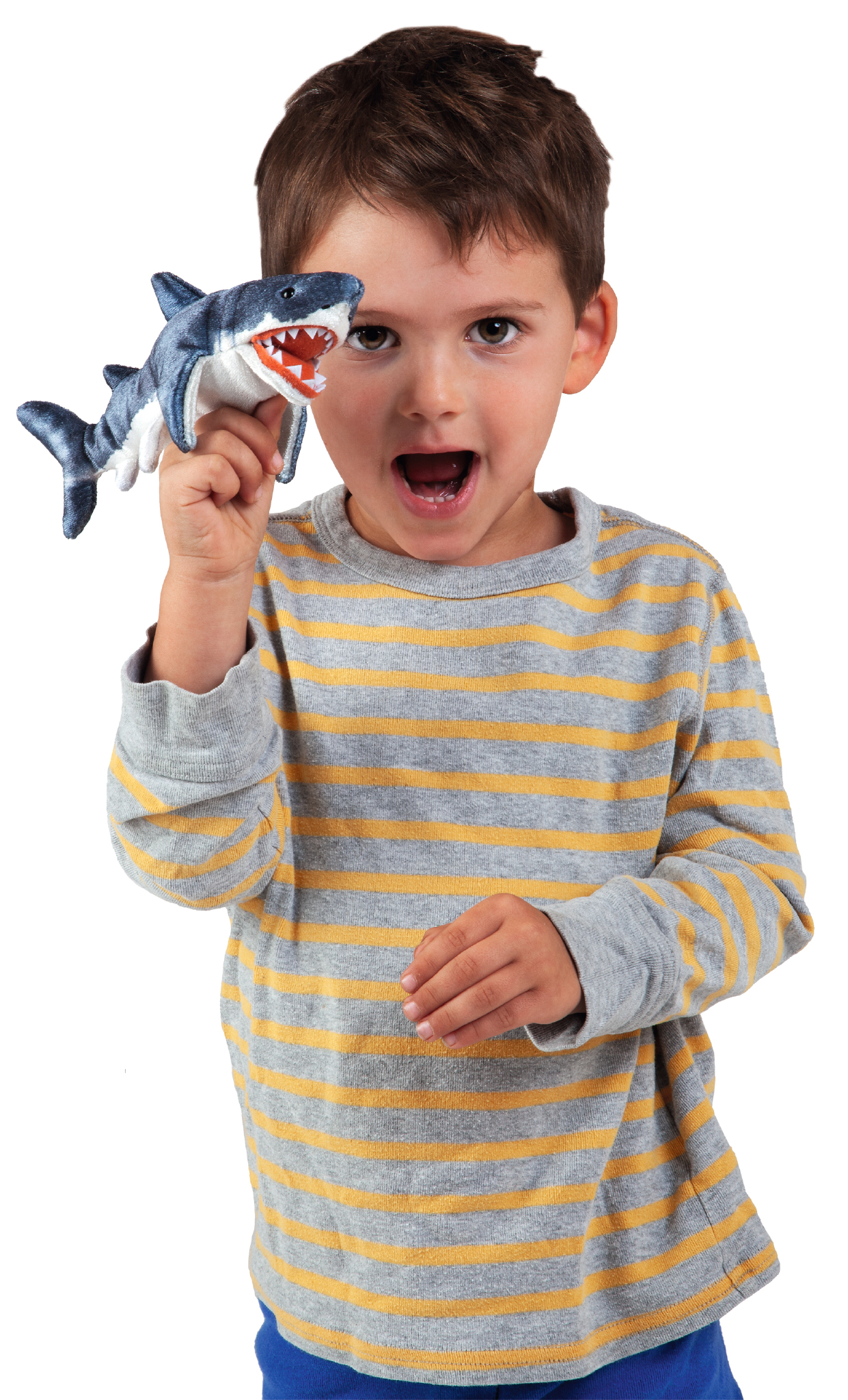 Folkmanis Mini Shark Finger Puppet Folkmanis Mini Shark Finger Puppet - Produktbild 5