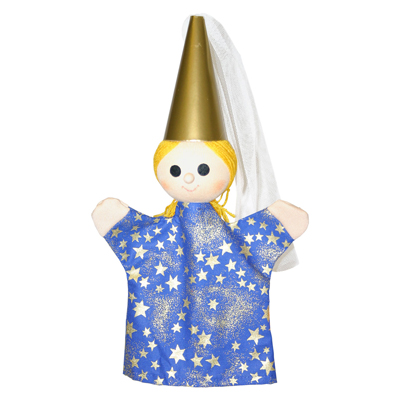 Punch and Judy Hand Puppet Midnight Fairy - munabo Punch and Judy Midnight Fairy Hand Puppet for Puppet Theatre | munabo