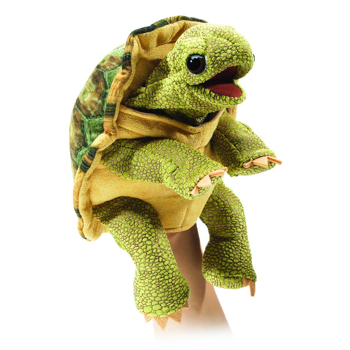 Folkmanis hand puppet standing tortoise