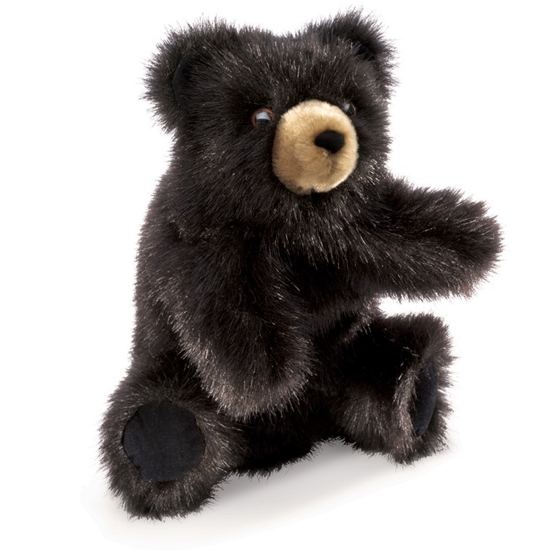 Folkmanis hand puppet baby black bear
