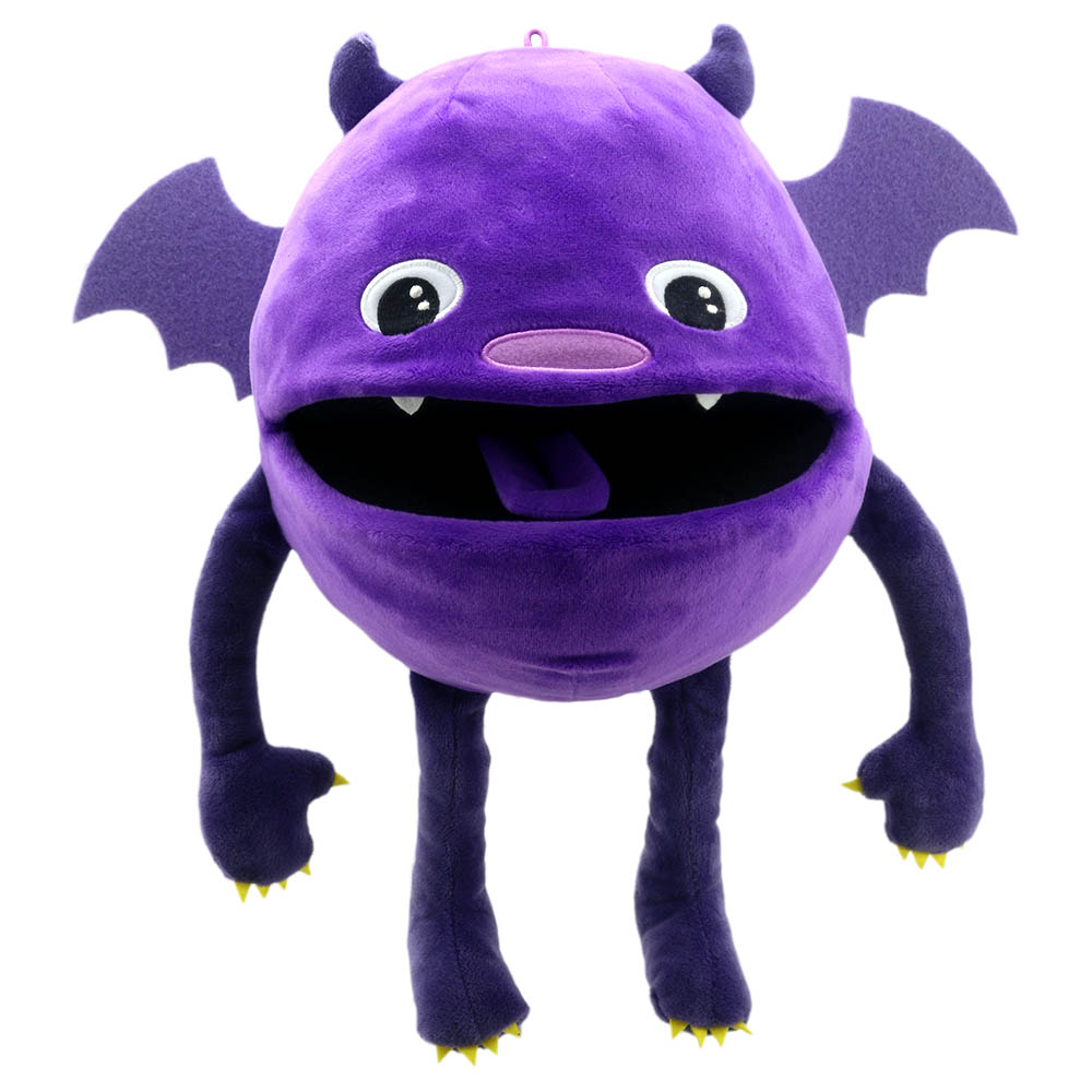 Hand puppet baby monster - purple - Puppet Company