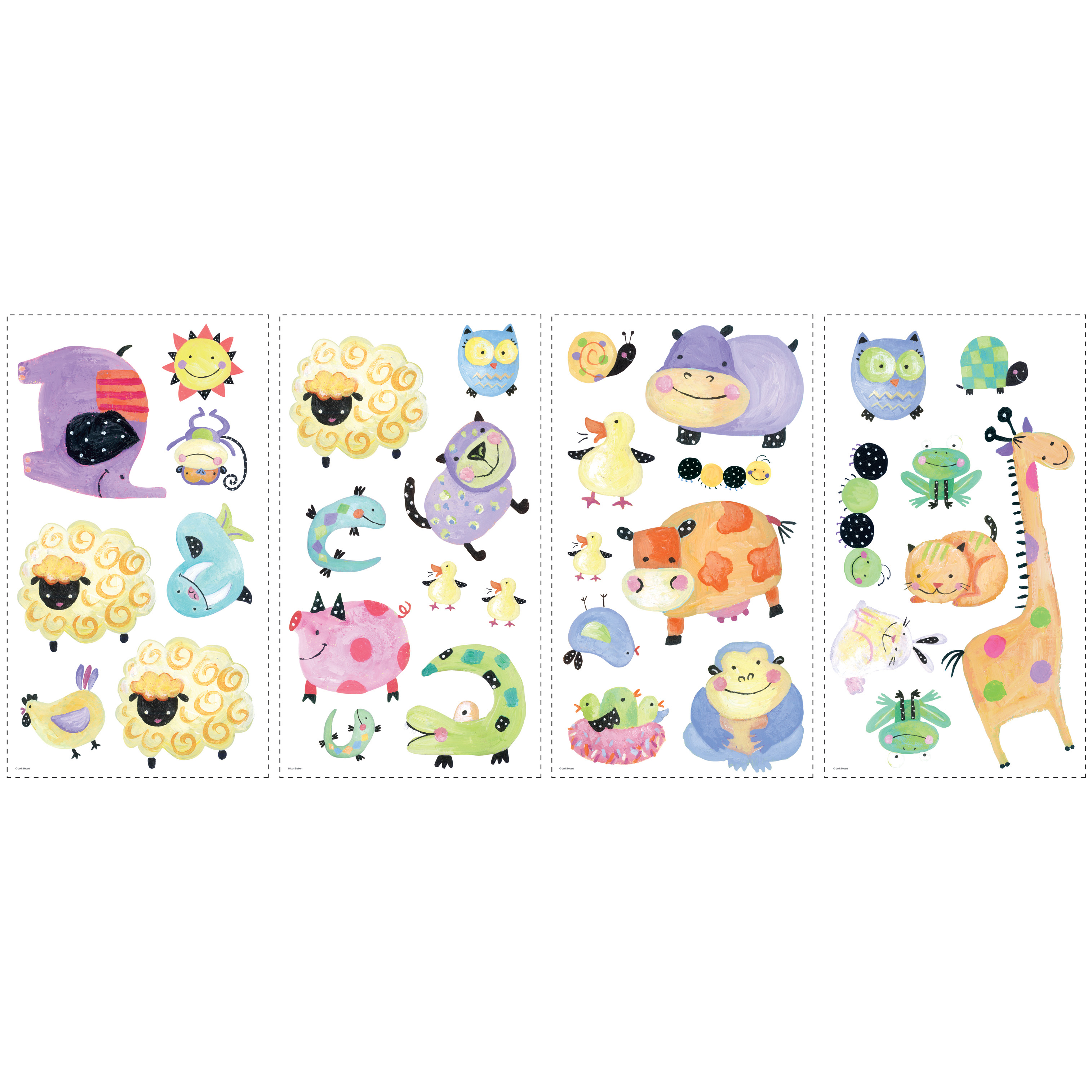 Polka dot piggy appliques - RoomMates for KiDS Polka dot piggy appliques - RoomMates for KiDS - Produktbild 2