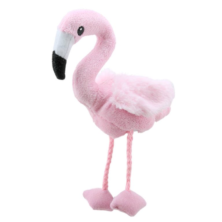Finger puppet flamingo - Puppet Company
