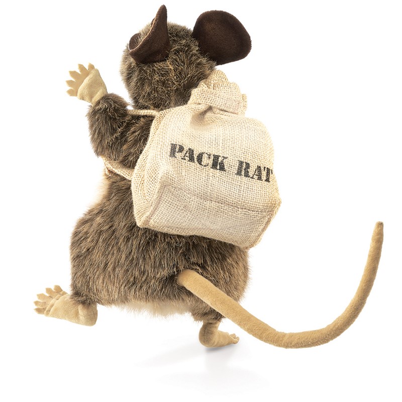 Folkmanis Pack Rat Hand Puppet Folkmanis Pack Rat Hand Puppet - Produktbild 2