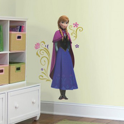 Disney Eiskönigin - Anna mit Umhang - Wandbild - RoomMates for KiDS