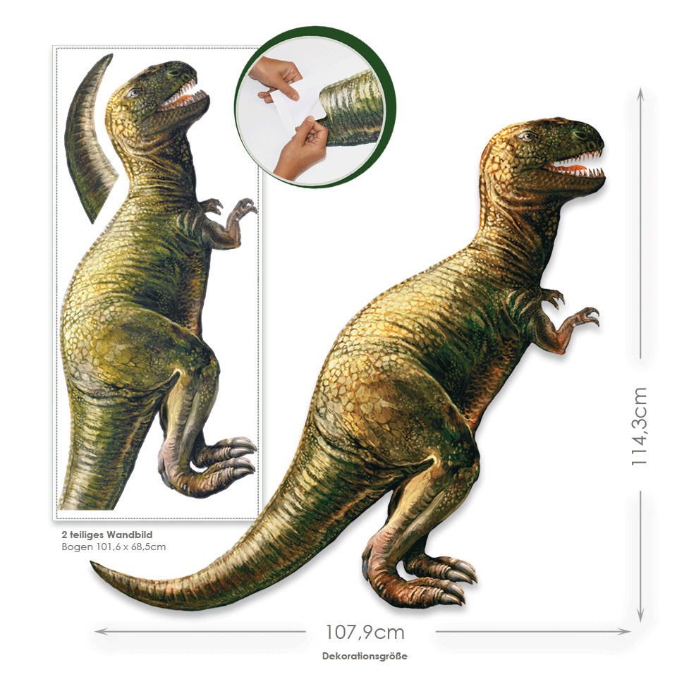 Dinosaurier mural - RoomMates for KiDS Dinosaurier mural - RoomMates for KiDS - Produktbild 2