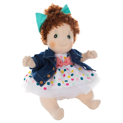 Extra outfit - dot dress for Rubens Kids dolls Extra outfit - dot dress for Rubens Kids dolls - Produktbild 2