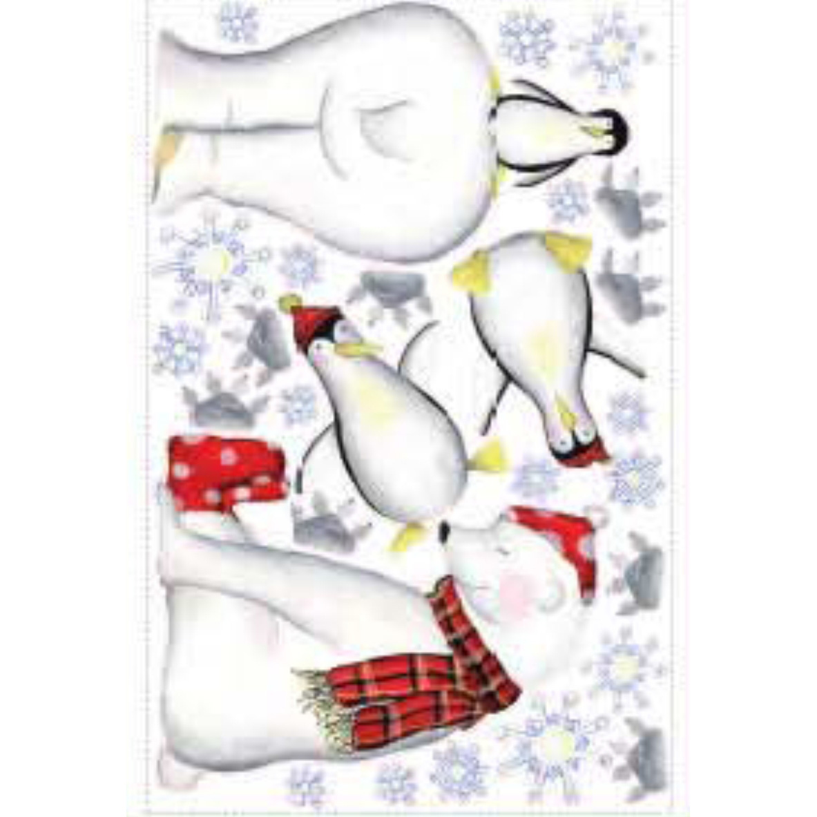 Polar Bear & Friends Wandbild - RoomMates Polar Bear & Friends Wandbild - RoomMates - Produktbild 2