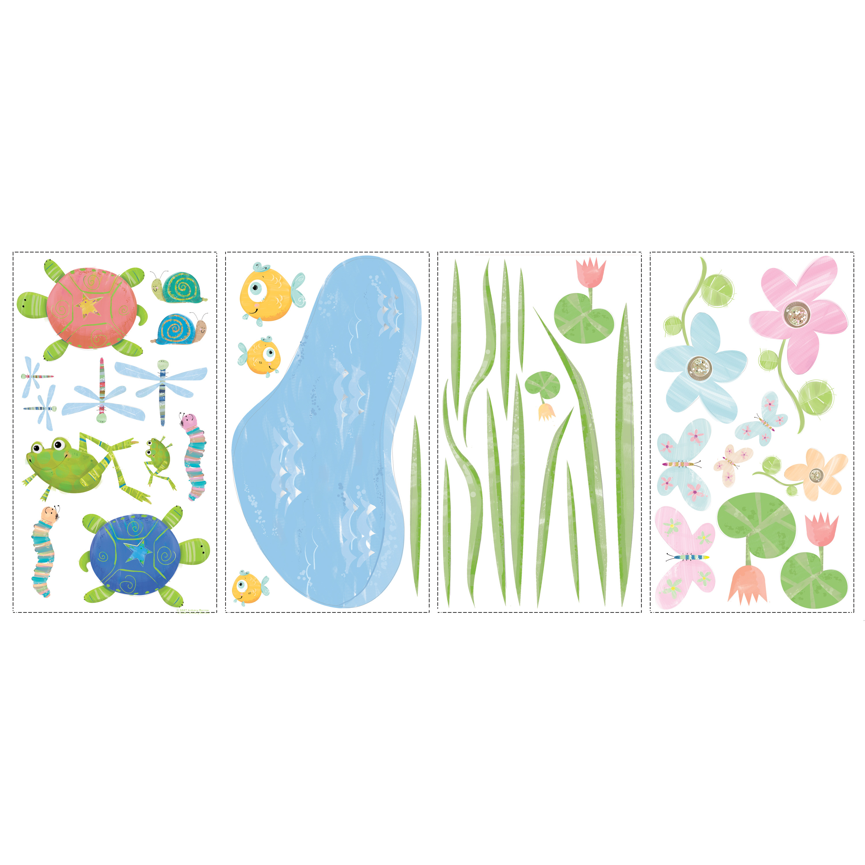 Hoppy pond appliques - RoomMates for KiDS Hoppy pond appliques - RoomMates for KiDS - Produktbild 2