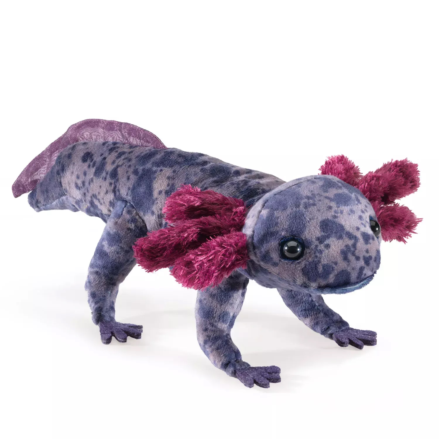 Folkmanis Large Axolotl, Black Finger Puppet Folkmanis Large Axolotl, Black Finger Puppet - Produktbild 2