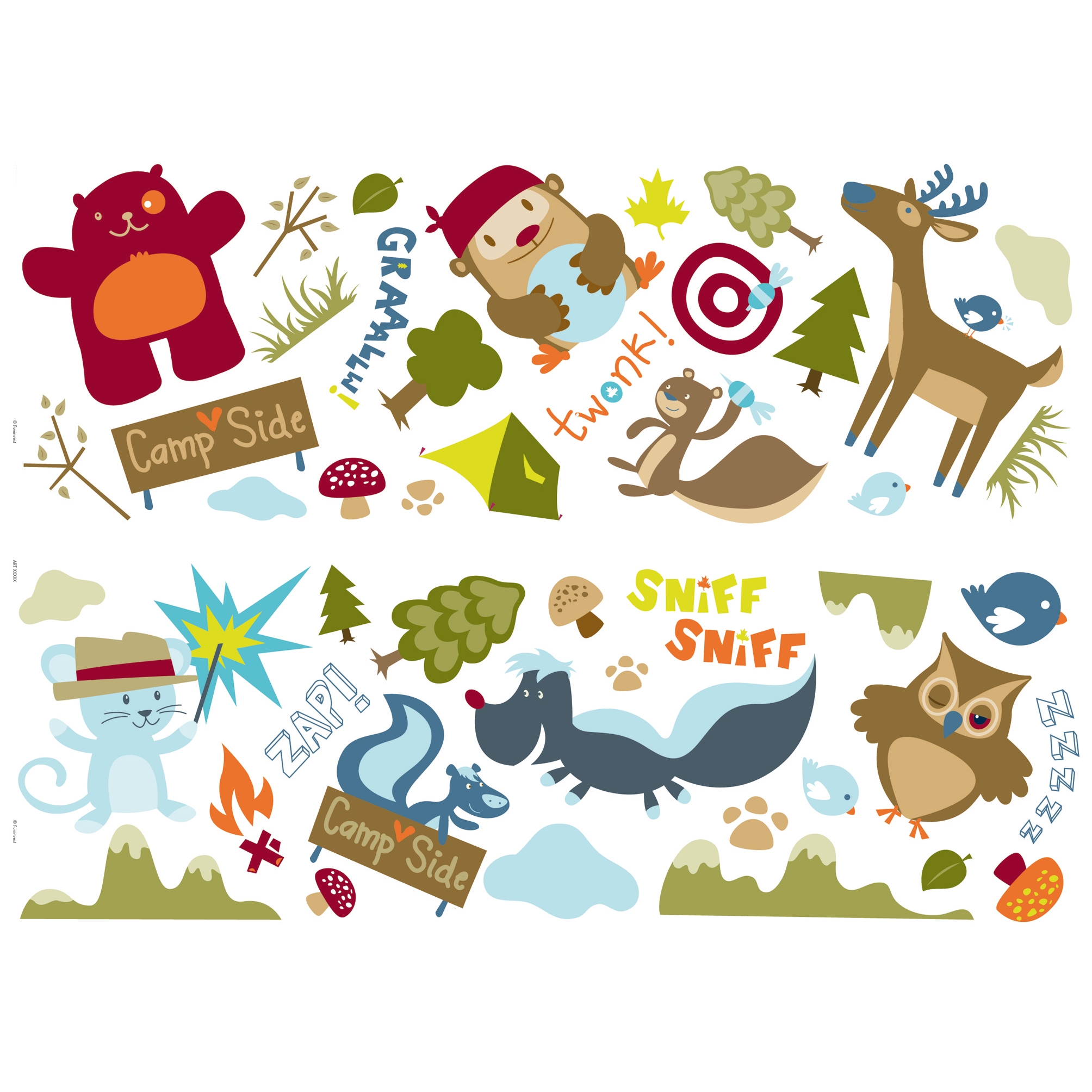 Campside appliques - Decofun Campside appliques - Decofun