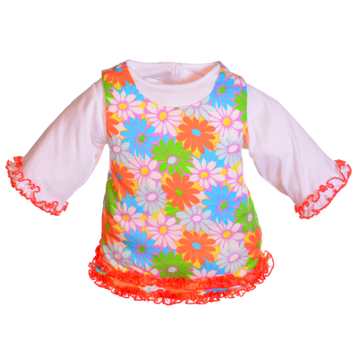 Living Puppets flowered dress (for hand puppets 45 cm)