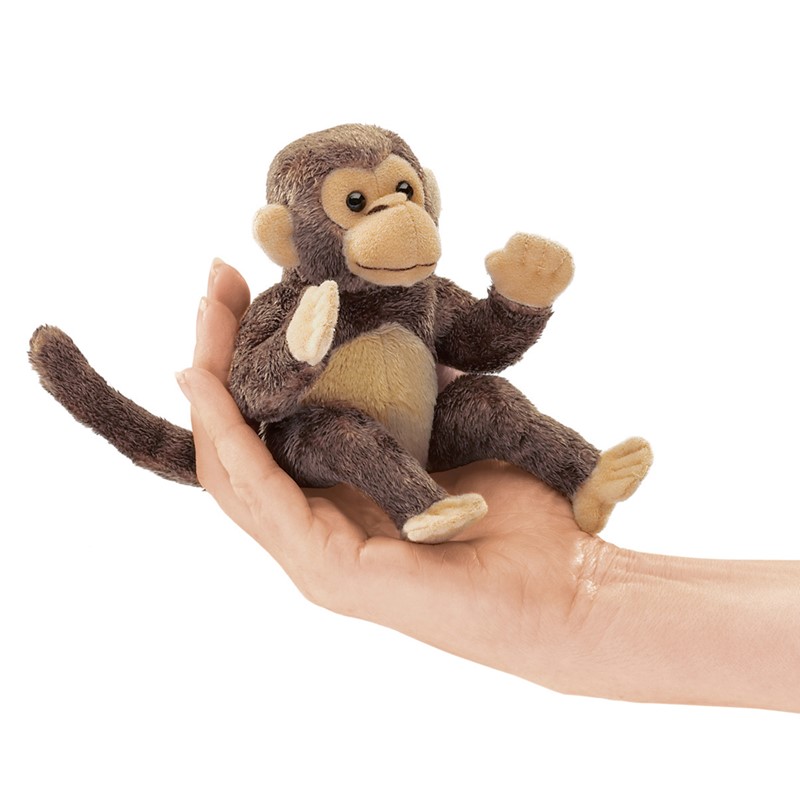 Folkmanis finger puppet mini monkey