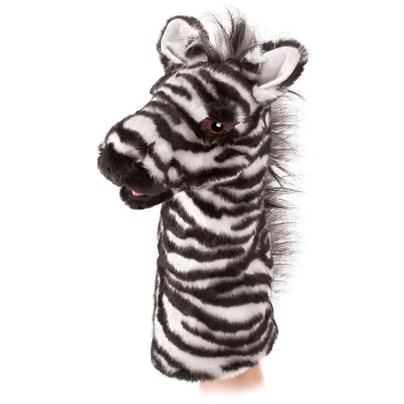 Folkmanis Handpuppe Zebra (Stage Puppet)