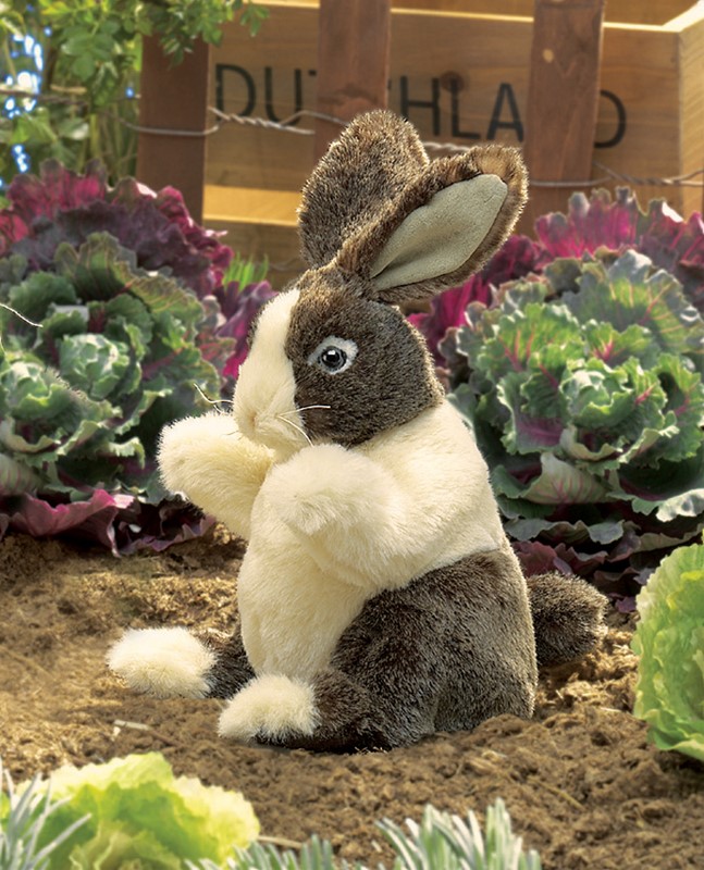 Folkmanis Baby Dutch Rabbit Hand Puppet Folkmanis Baby Dutch Rabbit Hand Puppet - Produktbild 3