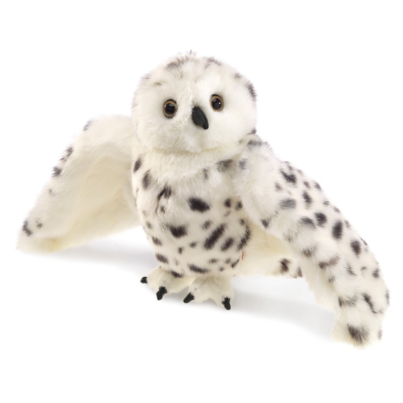 Folkmanis hand puppet snowy owl