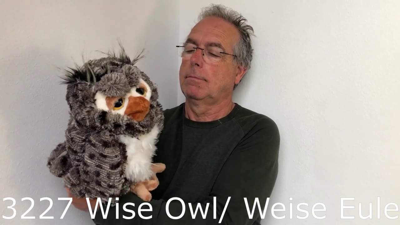 Folkmanis Handpuppe weise Eule Demo