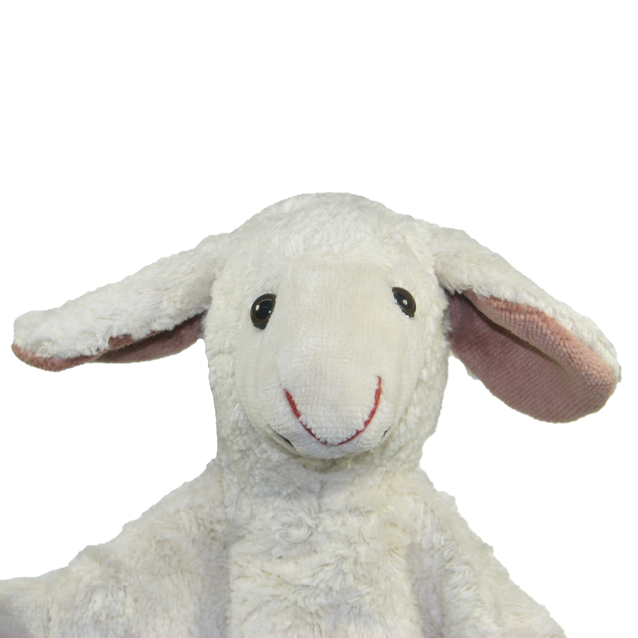 Hand puppet sheep - made of natural material - by Kallisto