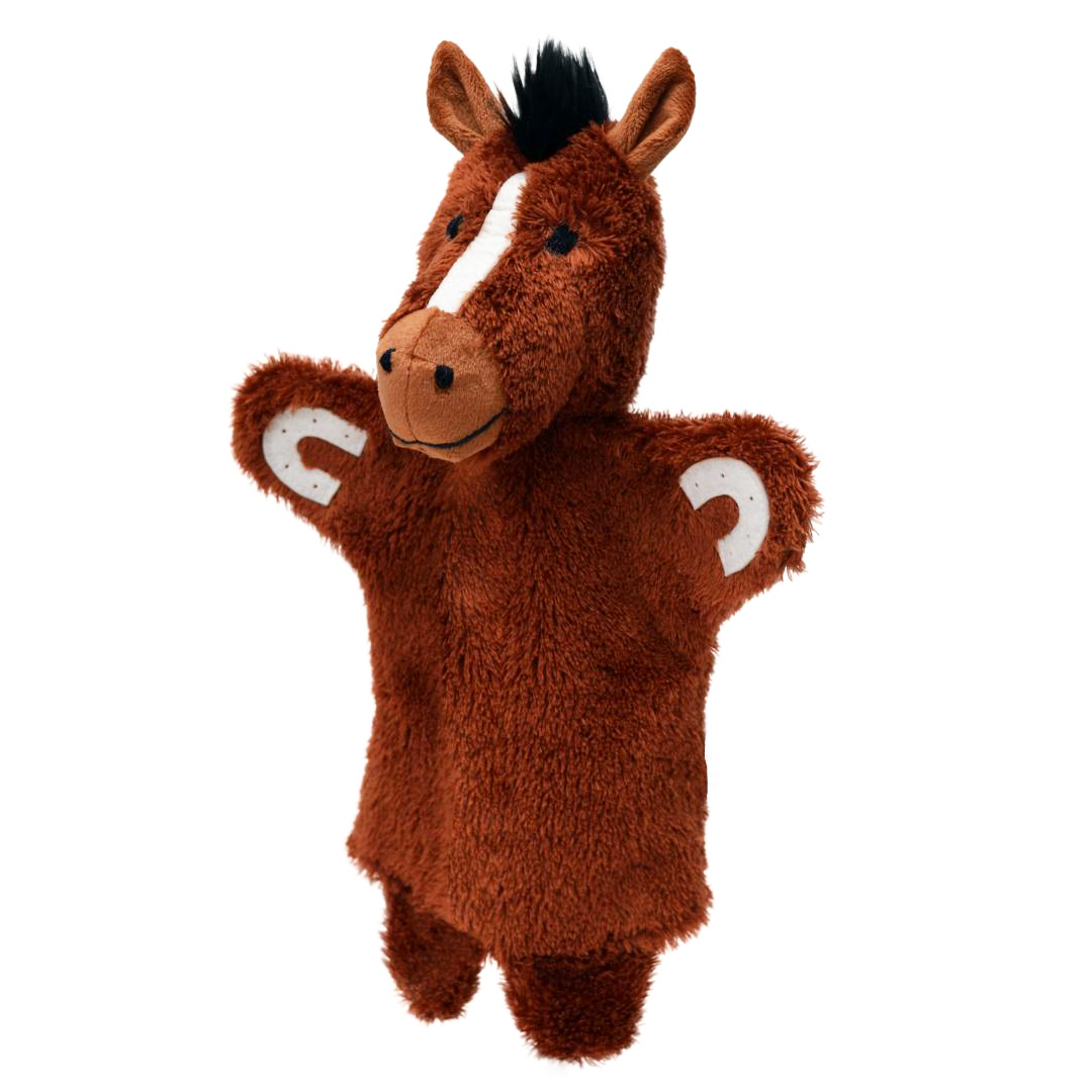 Punch and Judy Hand Puppet Horse - munabo Punch and Judy Horse Hand Puppet for Puppet Theatre | munabo