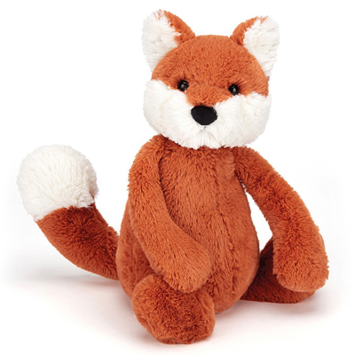 Bashful fox cub Little - cuddly toy from Jellycat
